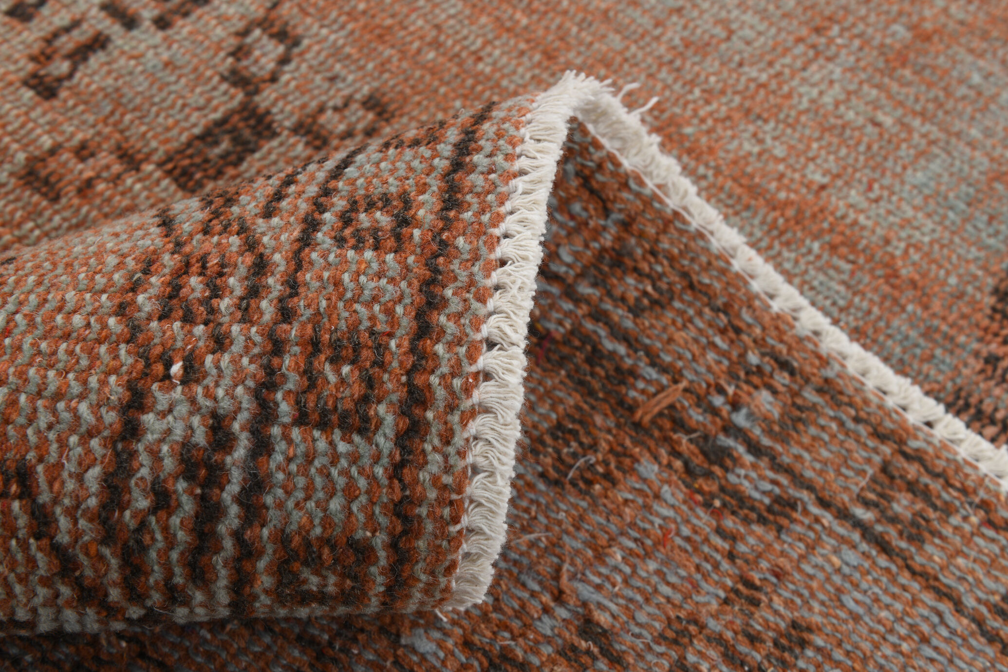 5x9 overdye vintage persian rug, 279x167cm