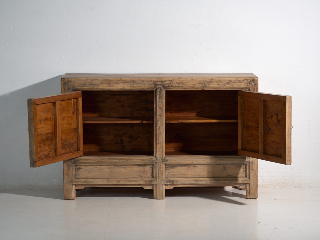 Antique pine wood sideboard – China, circa 1930