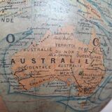 J.Forest illuminated terrestrial globe mid 20th century