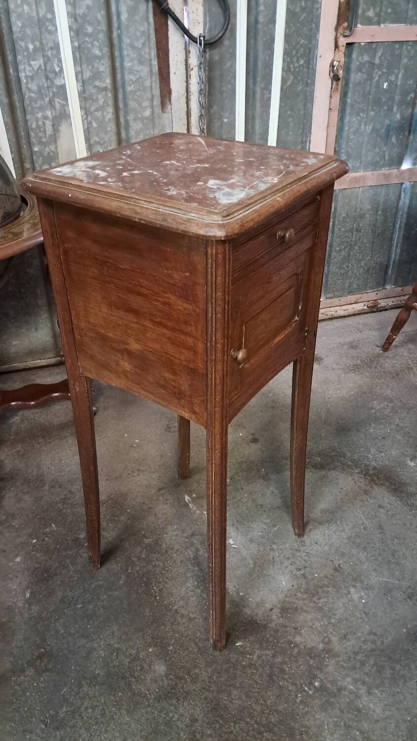 Art nouveau bedside table