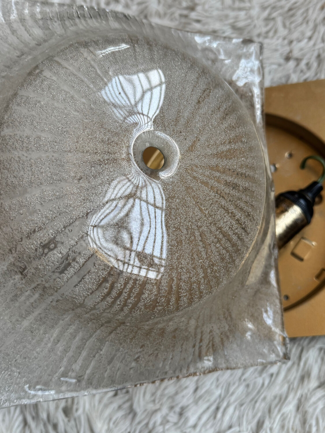 Murano glass wall sconce from the 1970s