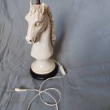 1970s ceramic horse lamp