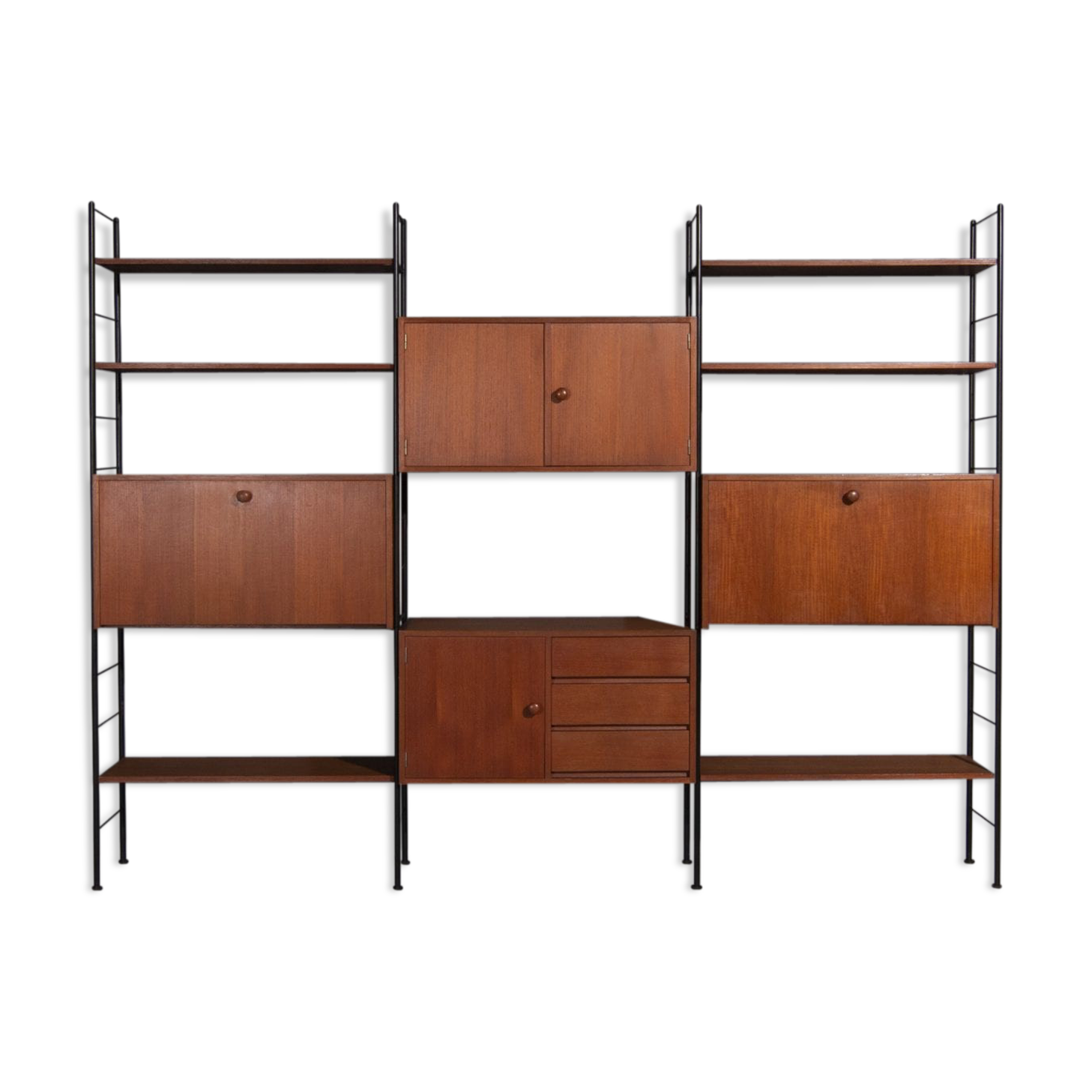 Vintage design wall shelf produced by Holz-pfel