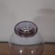 Vintage glass bottle in purple and transparent – Ball stopper – 21 cm