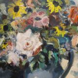 Still life with flowers signed
