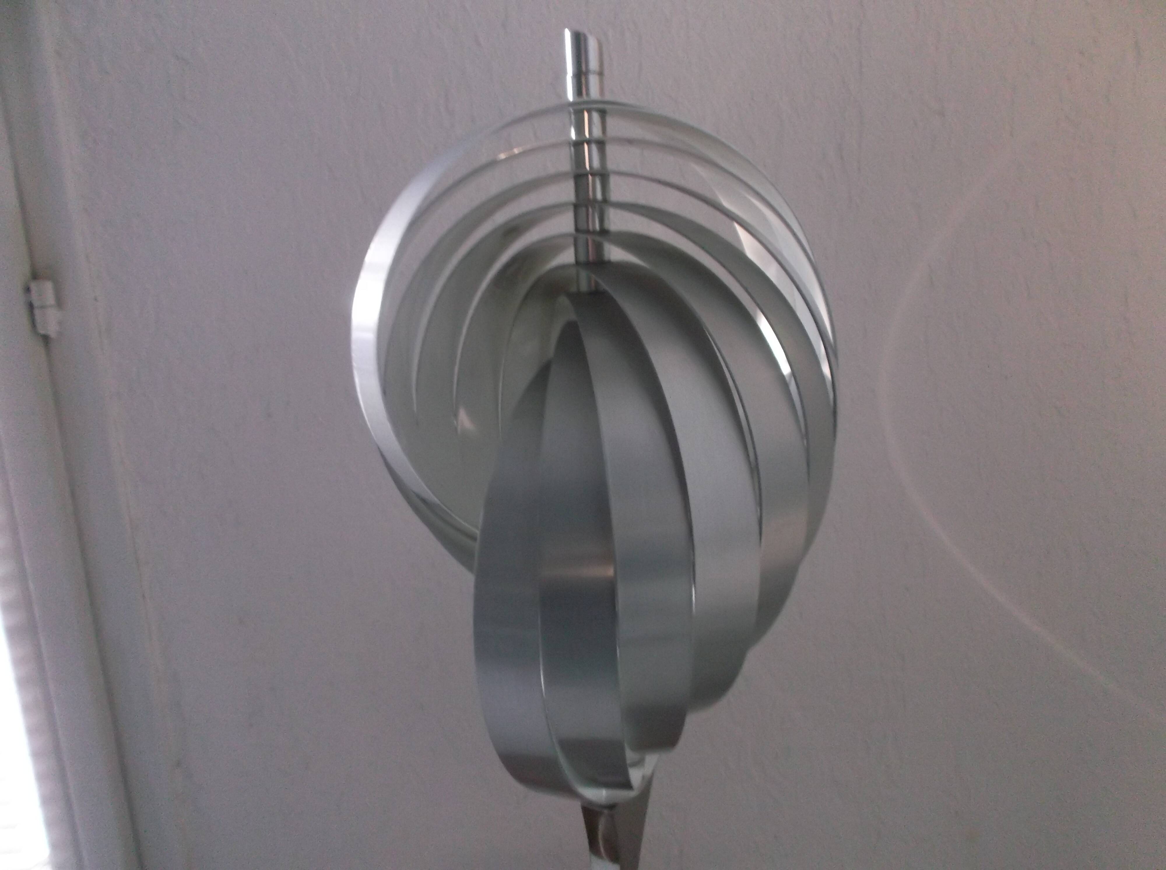 Helicoidal Spiral Lamp Henri Mathieu