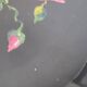 Authentic Longwy dish Black enamels poppy decoration Louis Valenti 1960