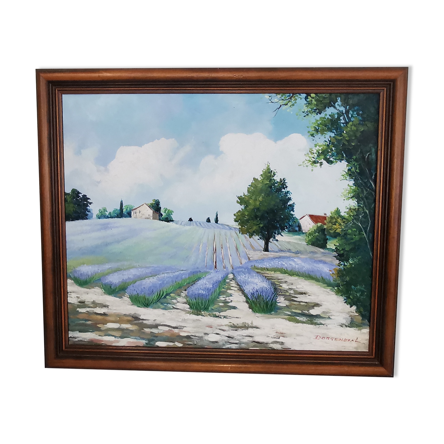 Provençal watercolor signed