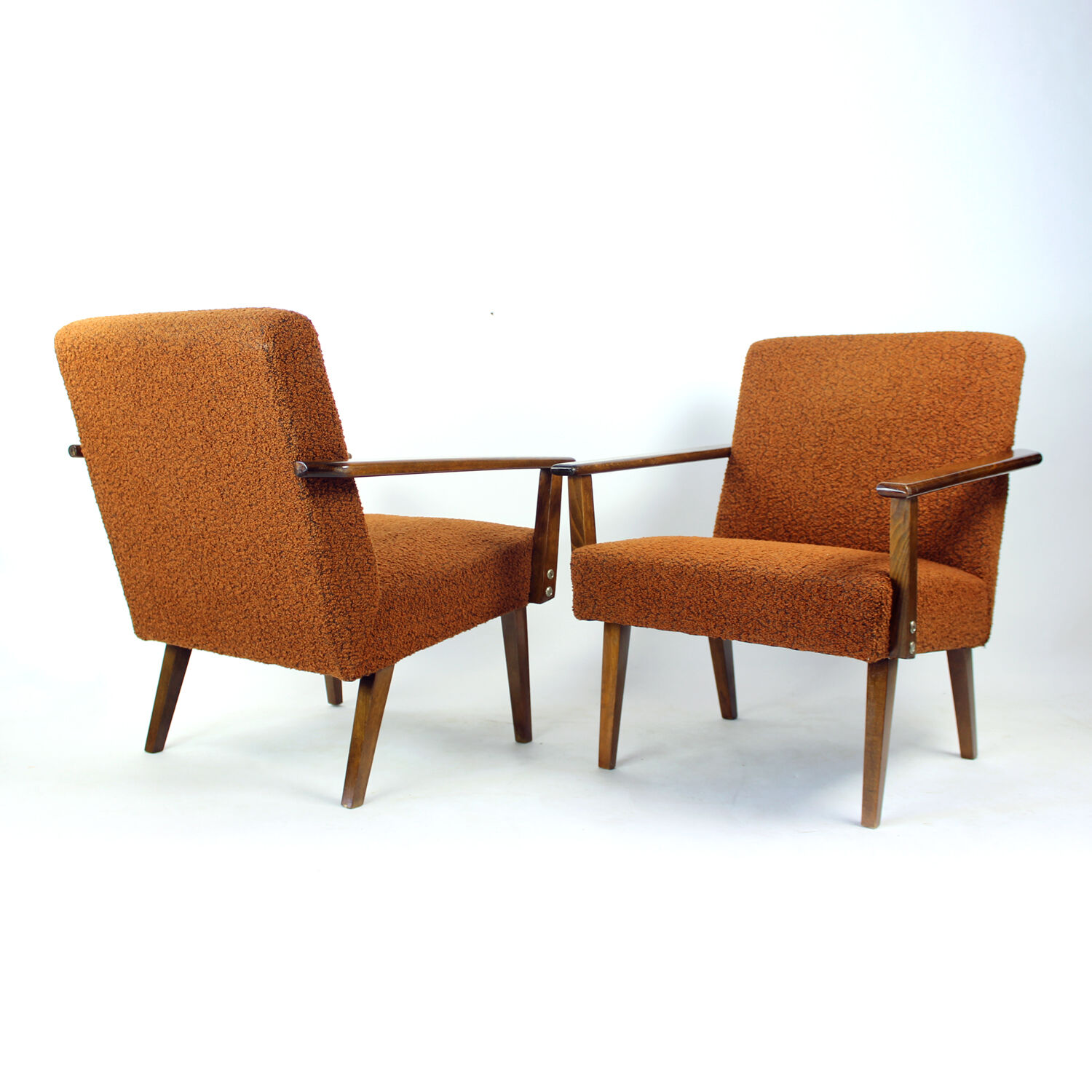 Pair Of Mid Century Modern Armchairs By Tatra Czechoslovakia, 1960s