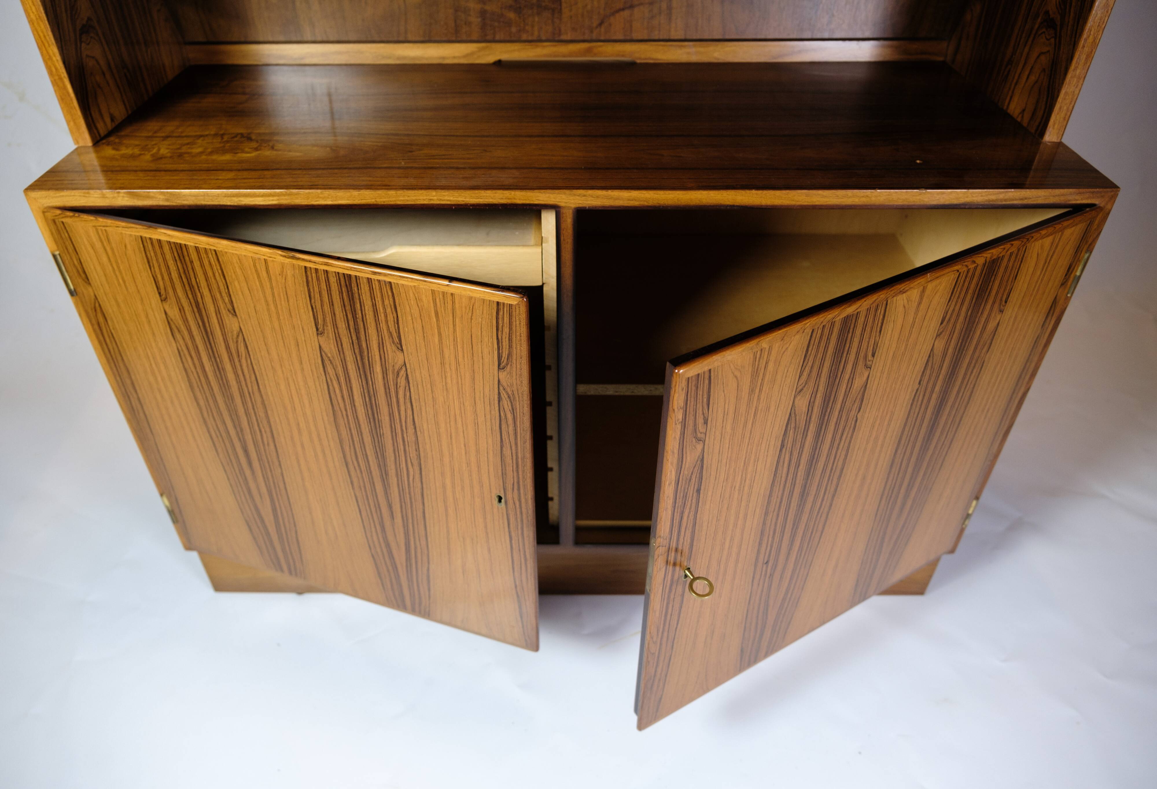 Bookcase Made In Rosewood By Hundevad Furniture From 1960s