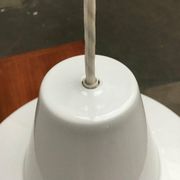 Modern Danish enamel pendant lamp from the mid-century by Louis Poulsen, 1960s.