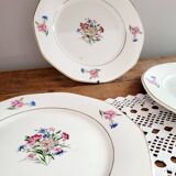 Set of 3 Nice plates from Digoin Sarreguemines
