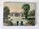 Tableau huile sur toile rivière vintage