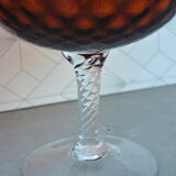 Pair of vases cut Empoli
