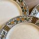 Set of 6 vintage flat plates model Elisabeth from HBCM