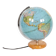 Columbus Duplex illuminated globe on a wooden base, 1980s