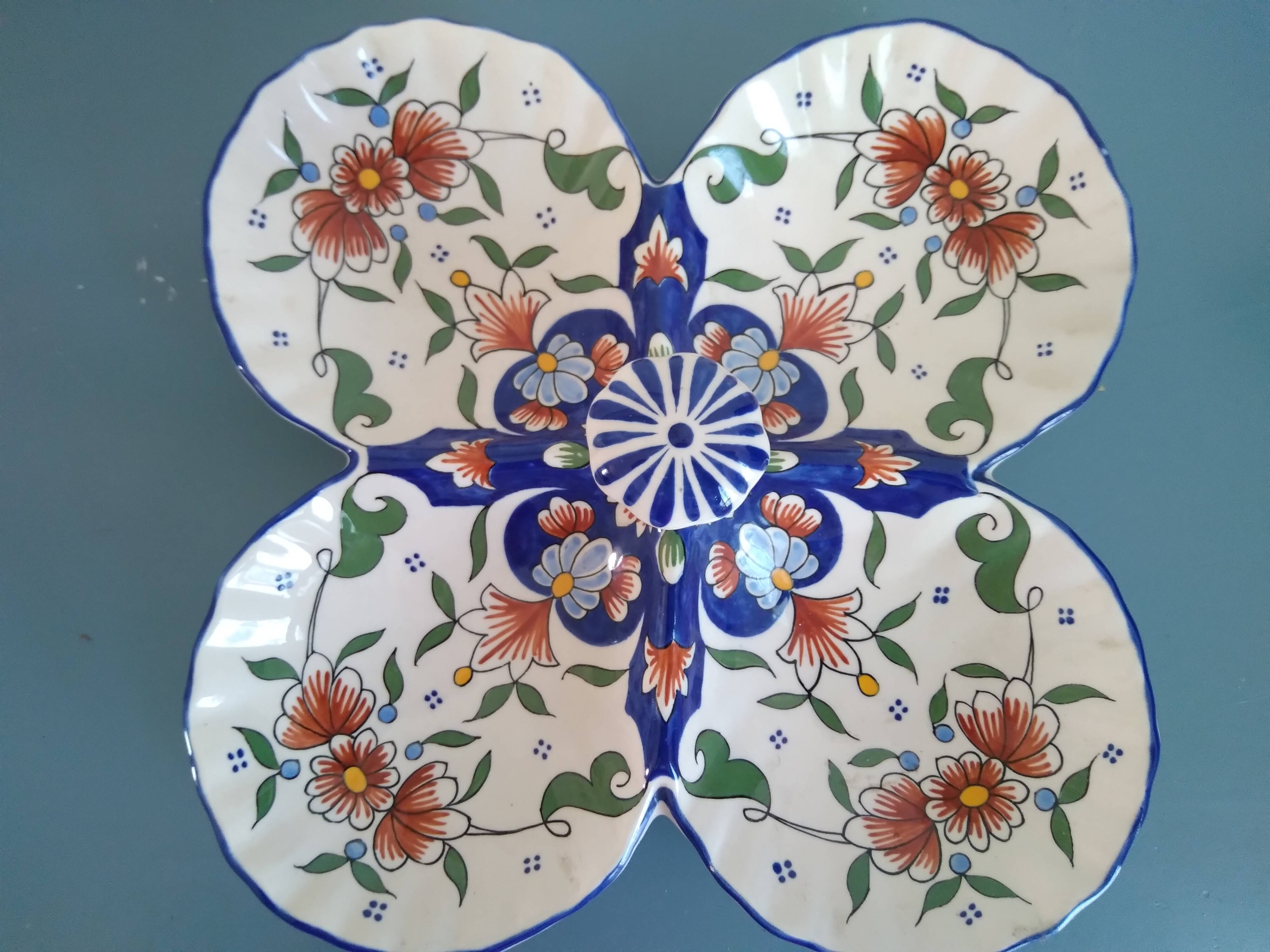 Old Rouen serving dish