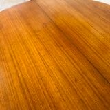 Scandinavian dining table, expandable in teak circa 60