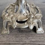 Antique footed cup in chiseled glass