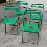 Public garden folding chair