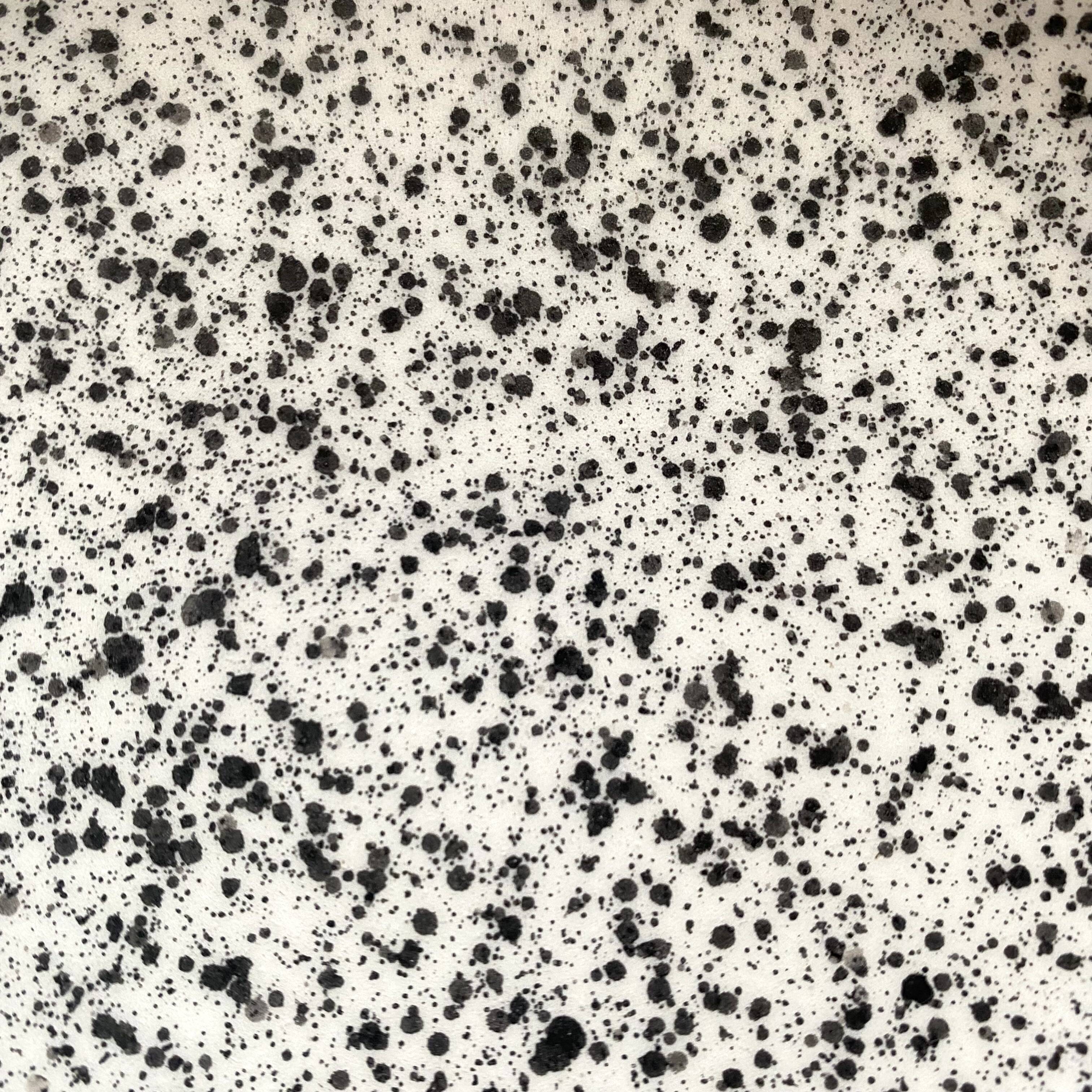 Black and white hollow plates 80s