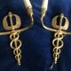 Paire d’appliques en bronze époque empire