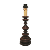 Vintage wooden lamp foot