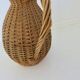 Imposant vase "pichet" en rotin, sud de la France, French Riviera, 1970