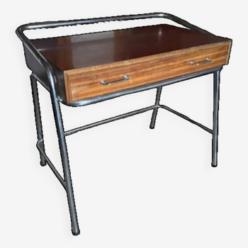 Tubular chrome desk from the 50s and 60s