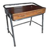 Chrome tubular desk from the 50s and 60s