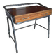 Bureau tubulaire chromé années 50-60
