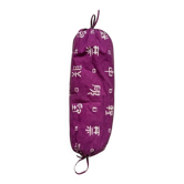Asian style cushion – thin, purple and white patterns