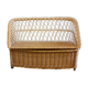 1960 rattan chest bench