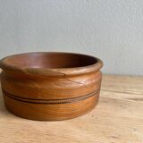 Vintage teak cup / empty pocket