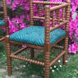 Pair of small fireside chairs