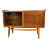 Vintage sideboard/television stand, high-gloss walnut, Bilea