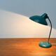 German green table lamp 6786 from the mid-century by Christian Dell for Kaiser Idell, 1960s.