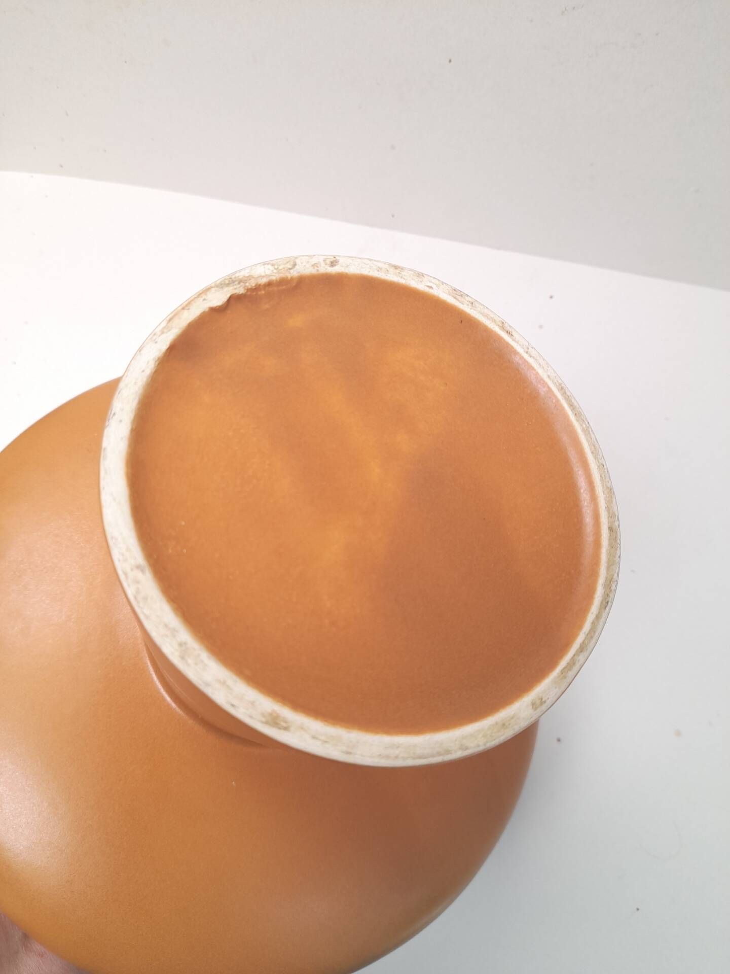 Large ceramic vase 80s UFO saucer
