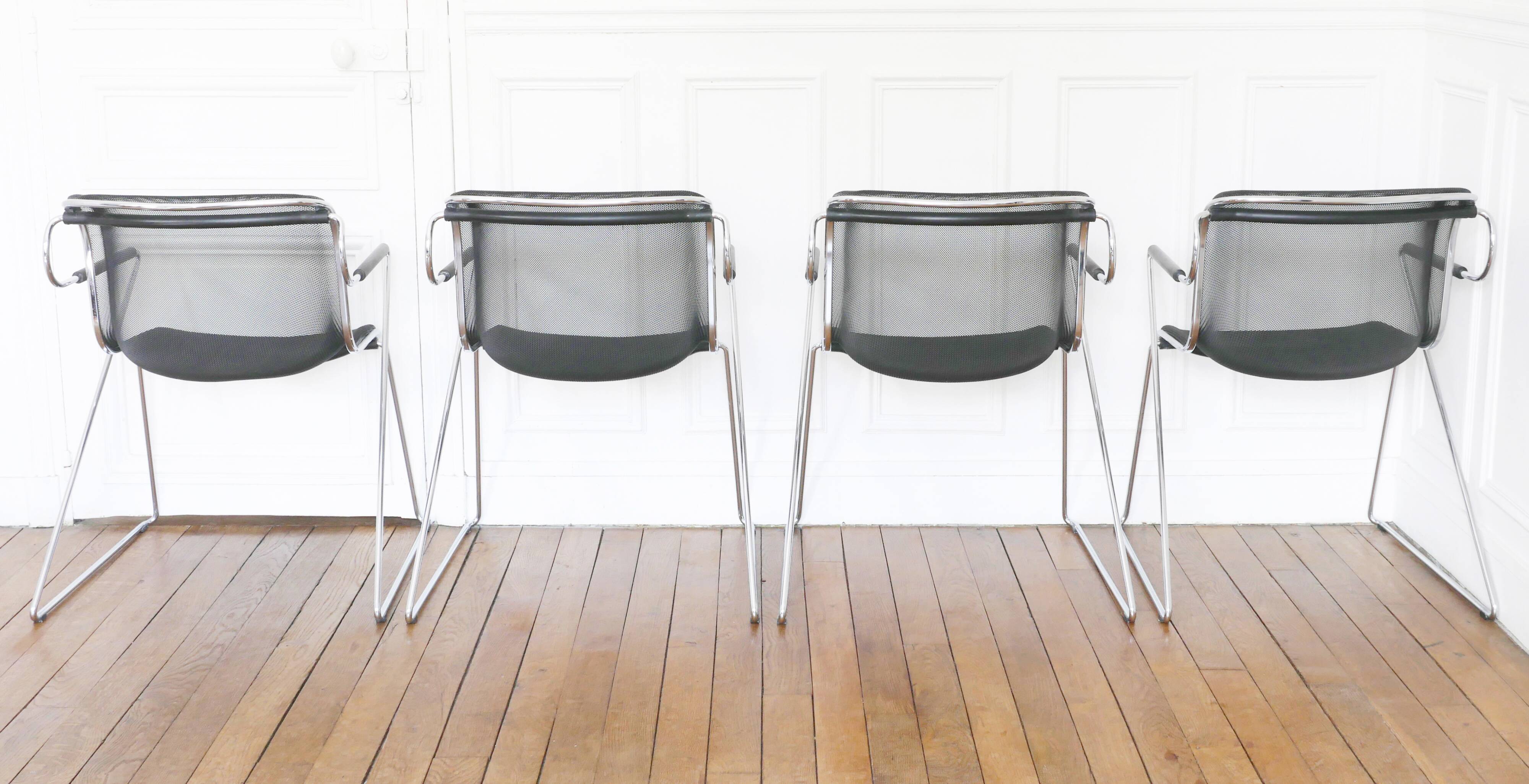 Penelope armchairs by Charles Pollock for Castelli