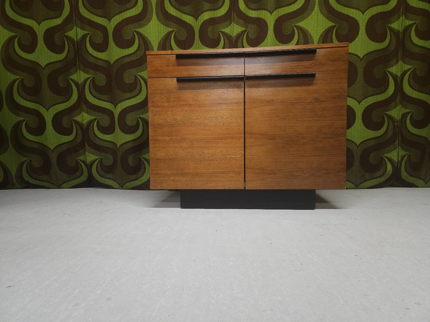 Low teak sideboard, 1970s