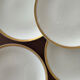 Set of 4 Krautheim for Richard Ginori Porcelain Dessert Plates