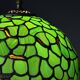 Tiffany style table lamp green