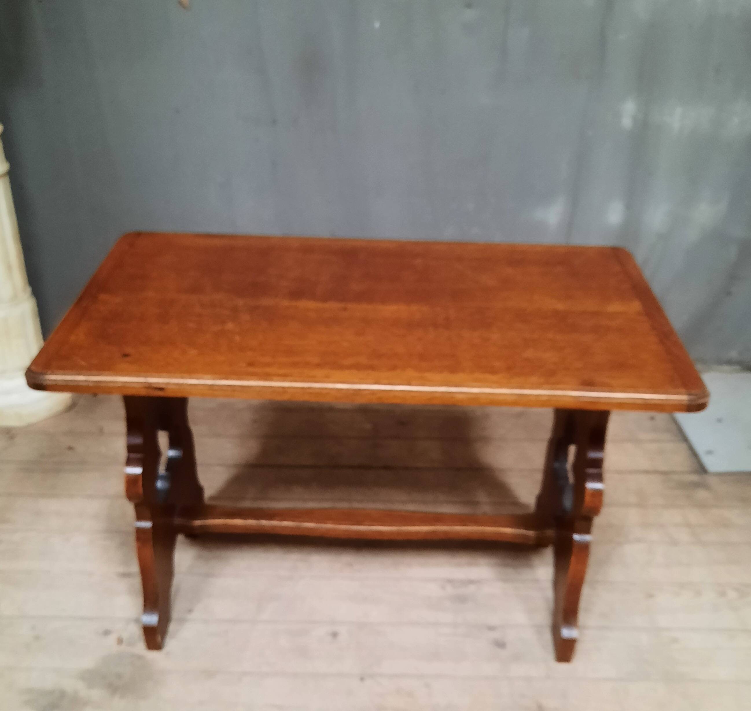 Solid wood coffee table