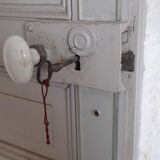 Old carpenter's interior door