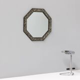 Mosaic Octagonal Mirror by Roger Vanhevel, Belgium, 1970s