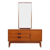 Vintage mid century modern dressing table in teak, 1960s