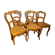 5 canned chairs