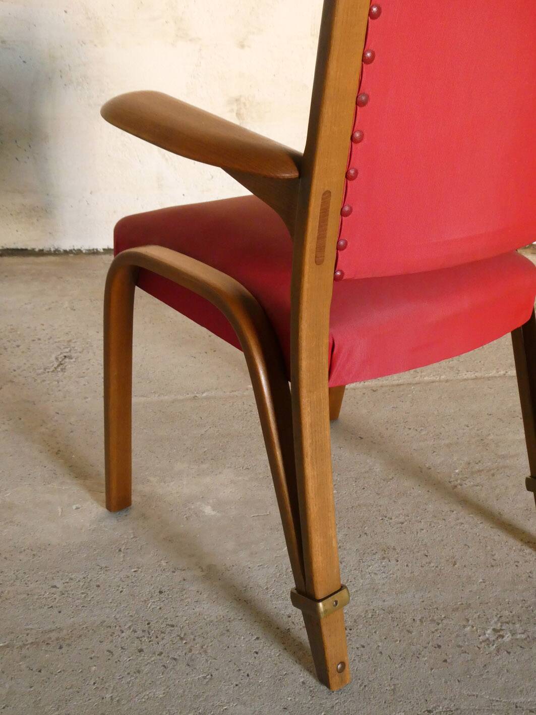 fauteuil Bow Wood, Steiner, 1950