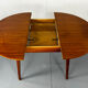 Mid-Century Danish Design Modernist extendable round dining table, 19