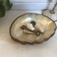 Vintage wood and mother-of-pearl pockets